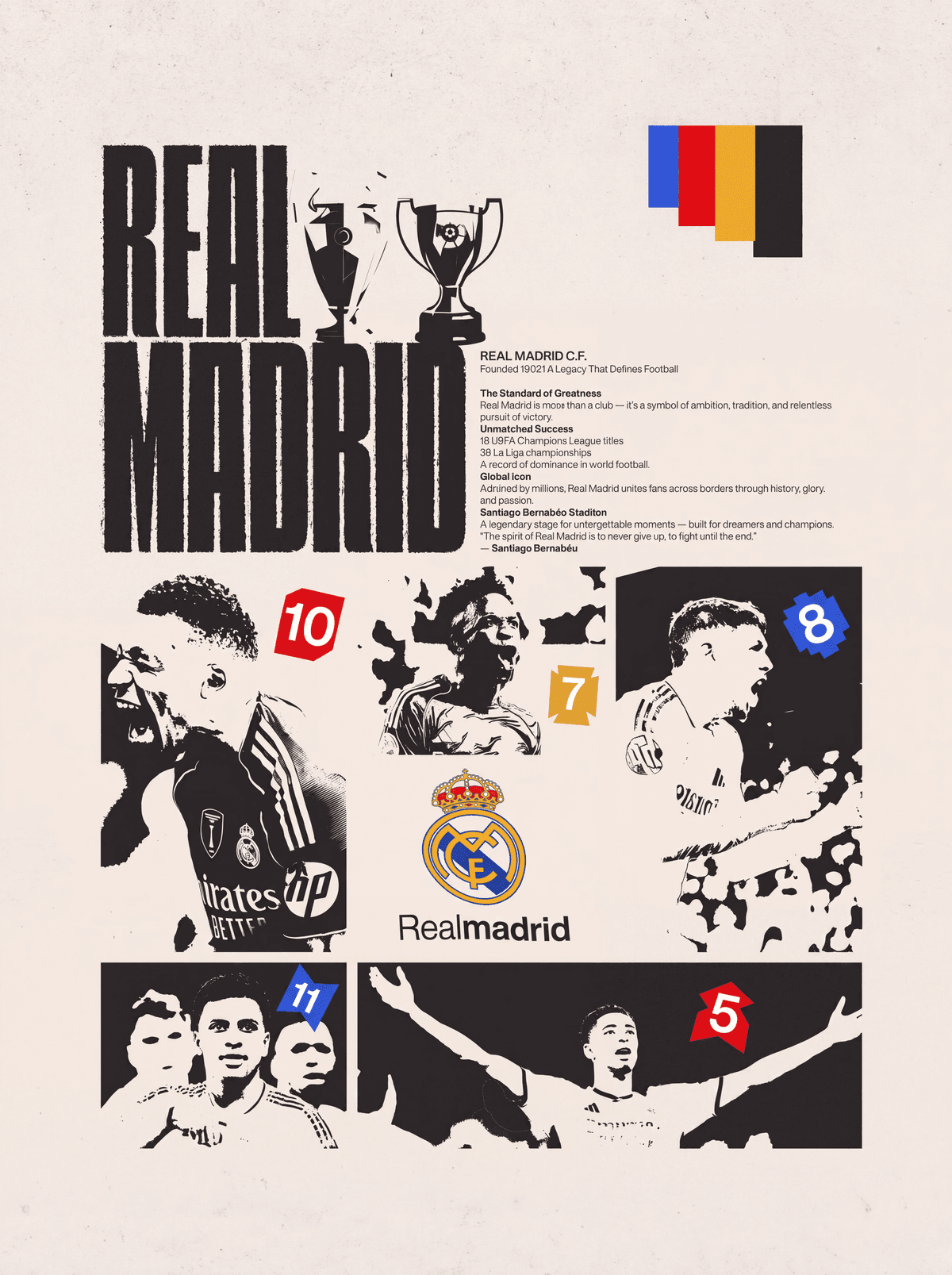 REAL MADRID POSTER-***designed by a madridista***