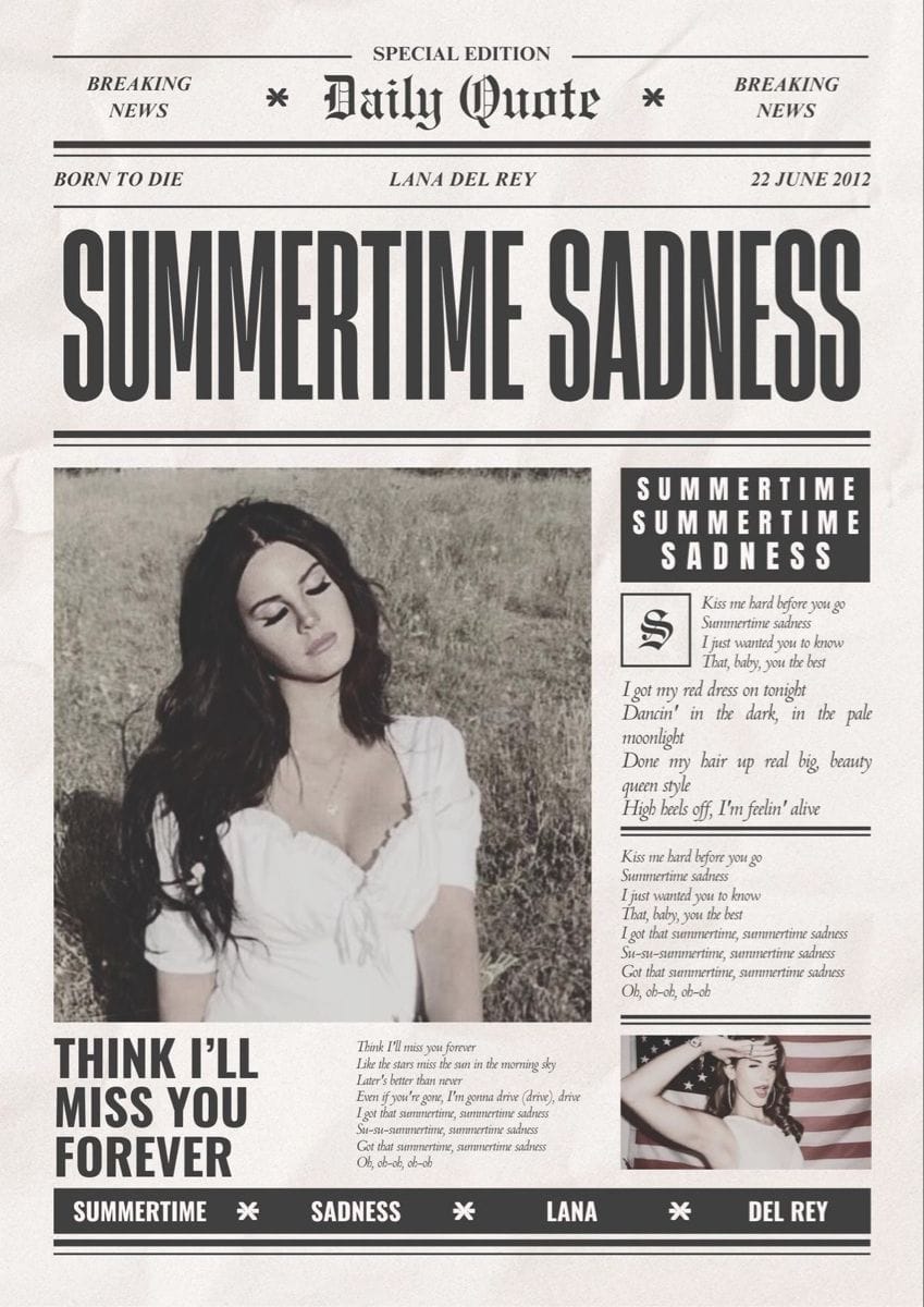 Lana Del Rey poster
