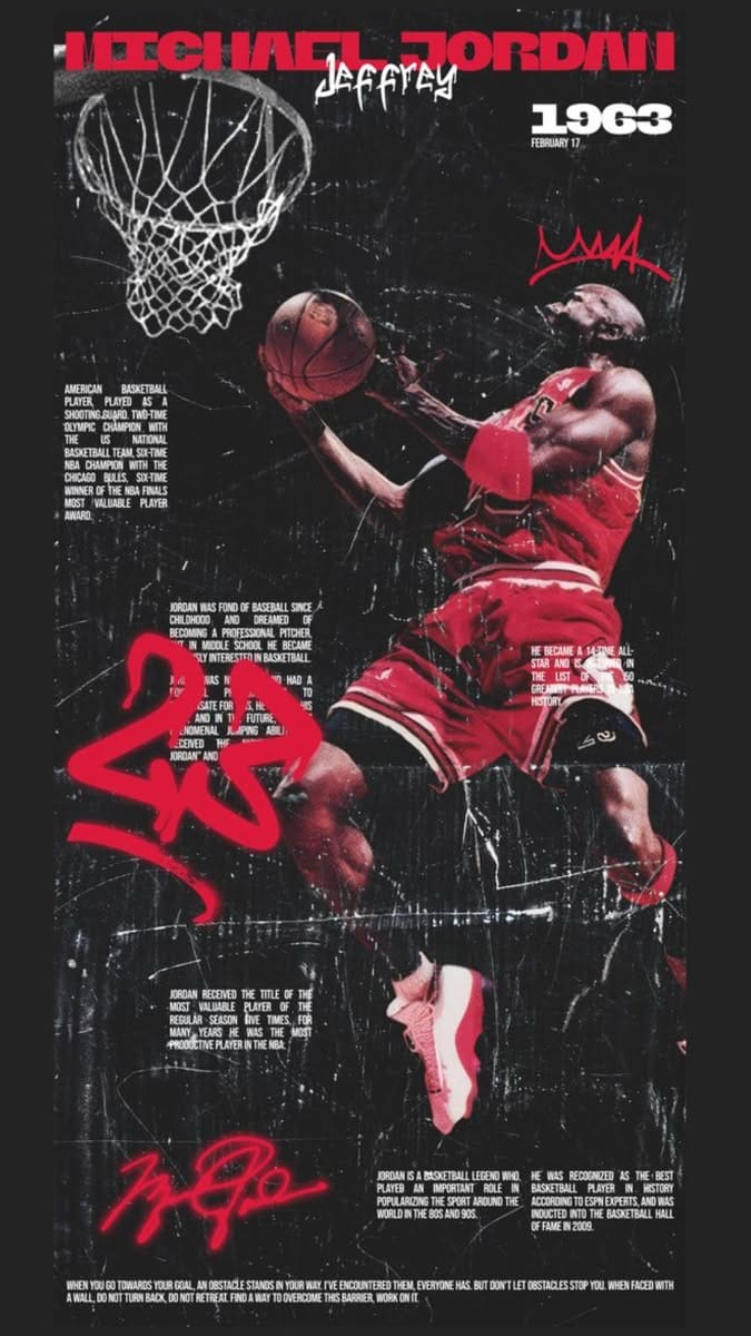 Michael Jordan poster