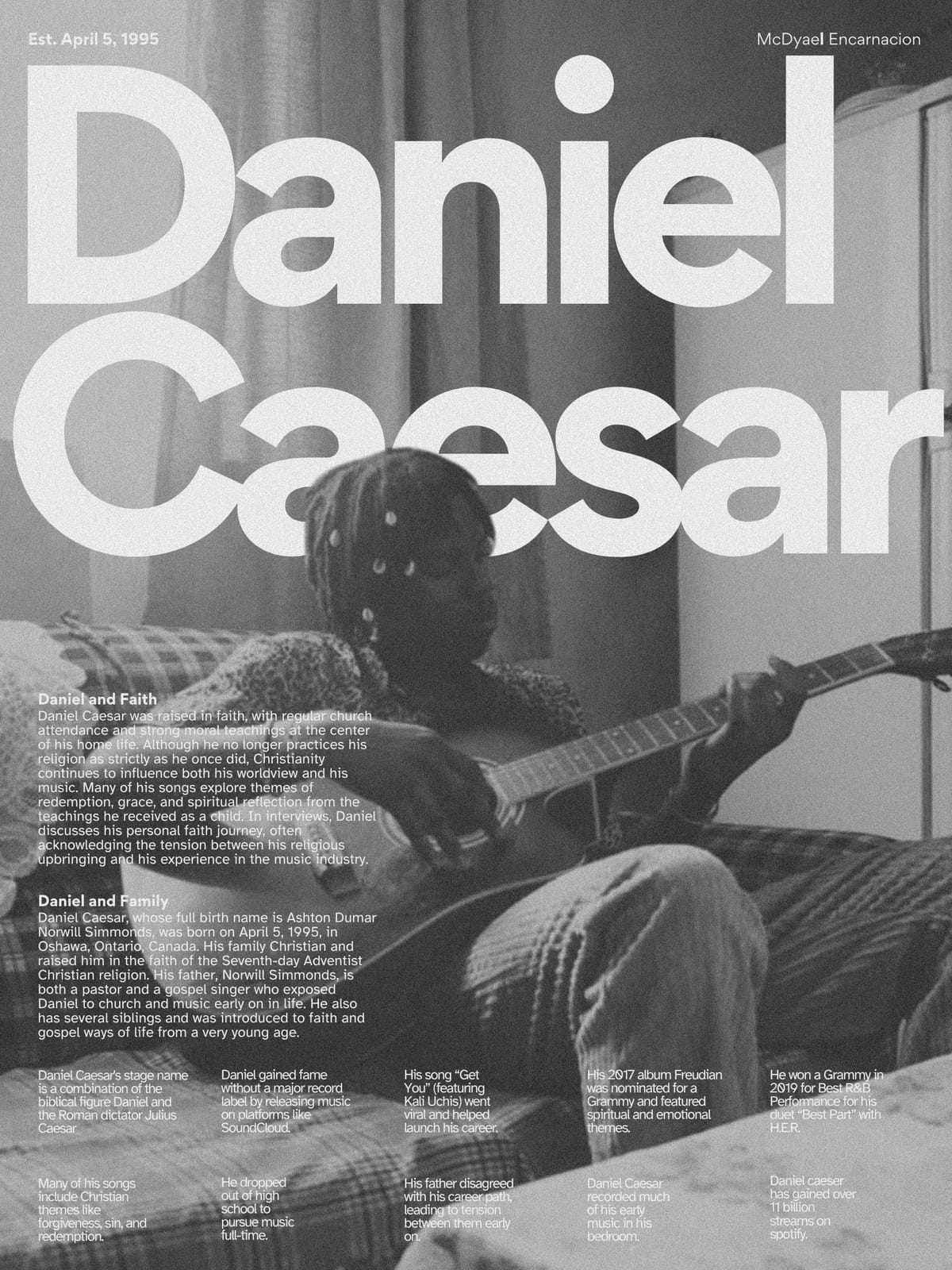 Daniel Caesar Poster