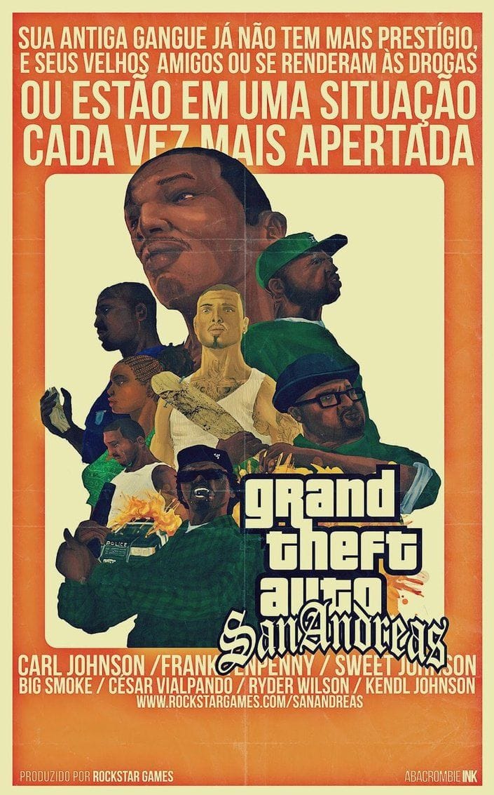 GTA San Andreas poster