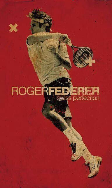 Roger Federer poster