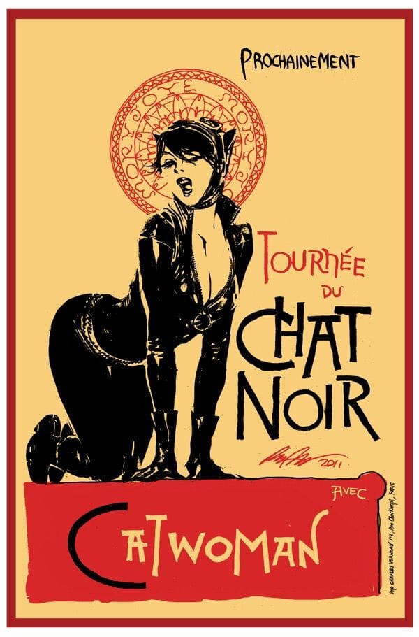Cat woman poster