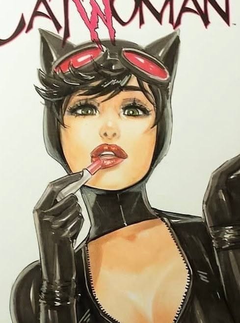Cat woman poster