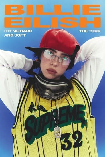 Billie Eilish Hit Me Hard Tour Poster-Helix Sounds