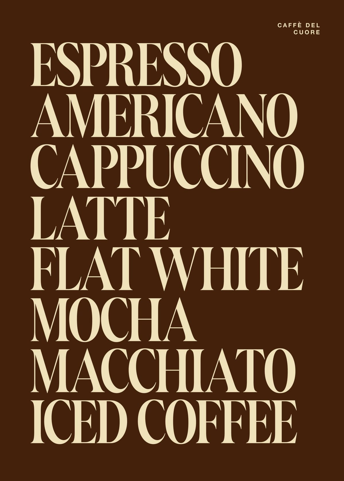 Caffè del Cuore Print