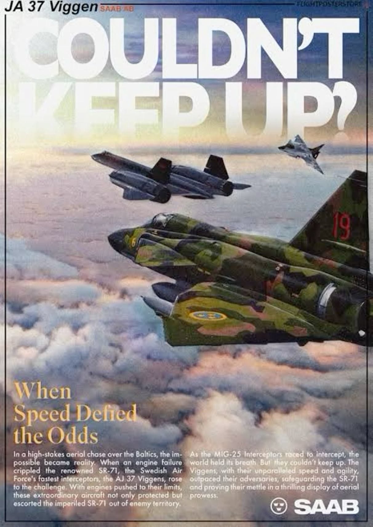 Fire ass SR 71 poster fashionstation 230226x4521