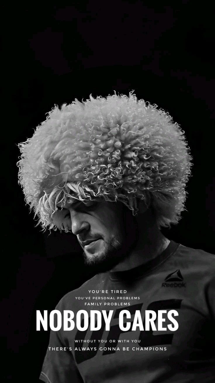 KHABIB NOBODY CARES, there's always gonna be champions