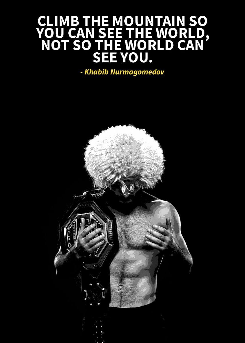 Khabib Nurmagomedov quotes