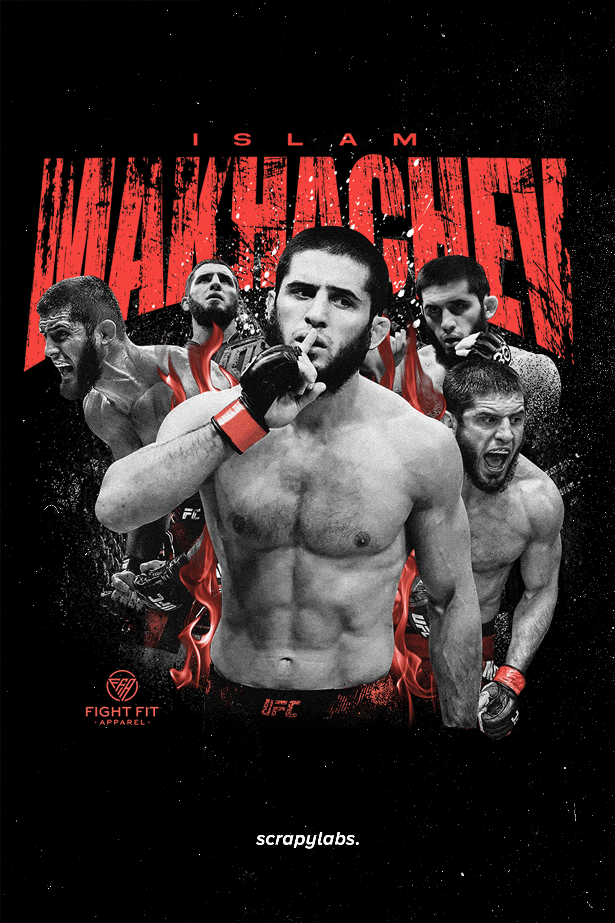 Islam Makhachev by Scrapy Labs!