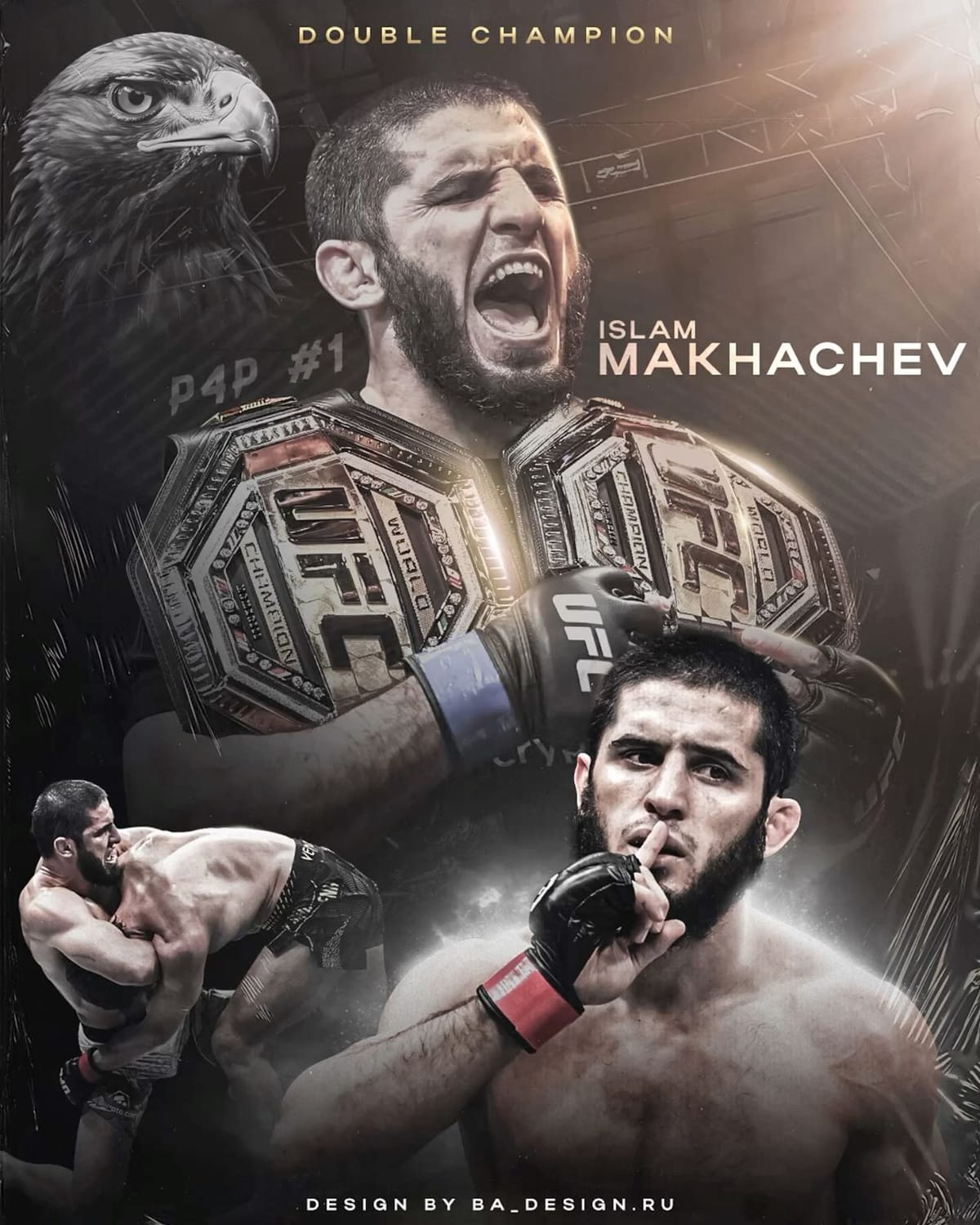 Islam Makhachev poster