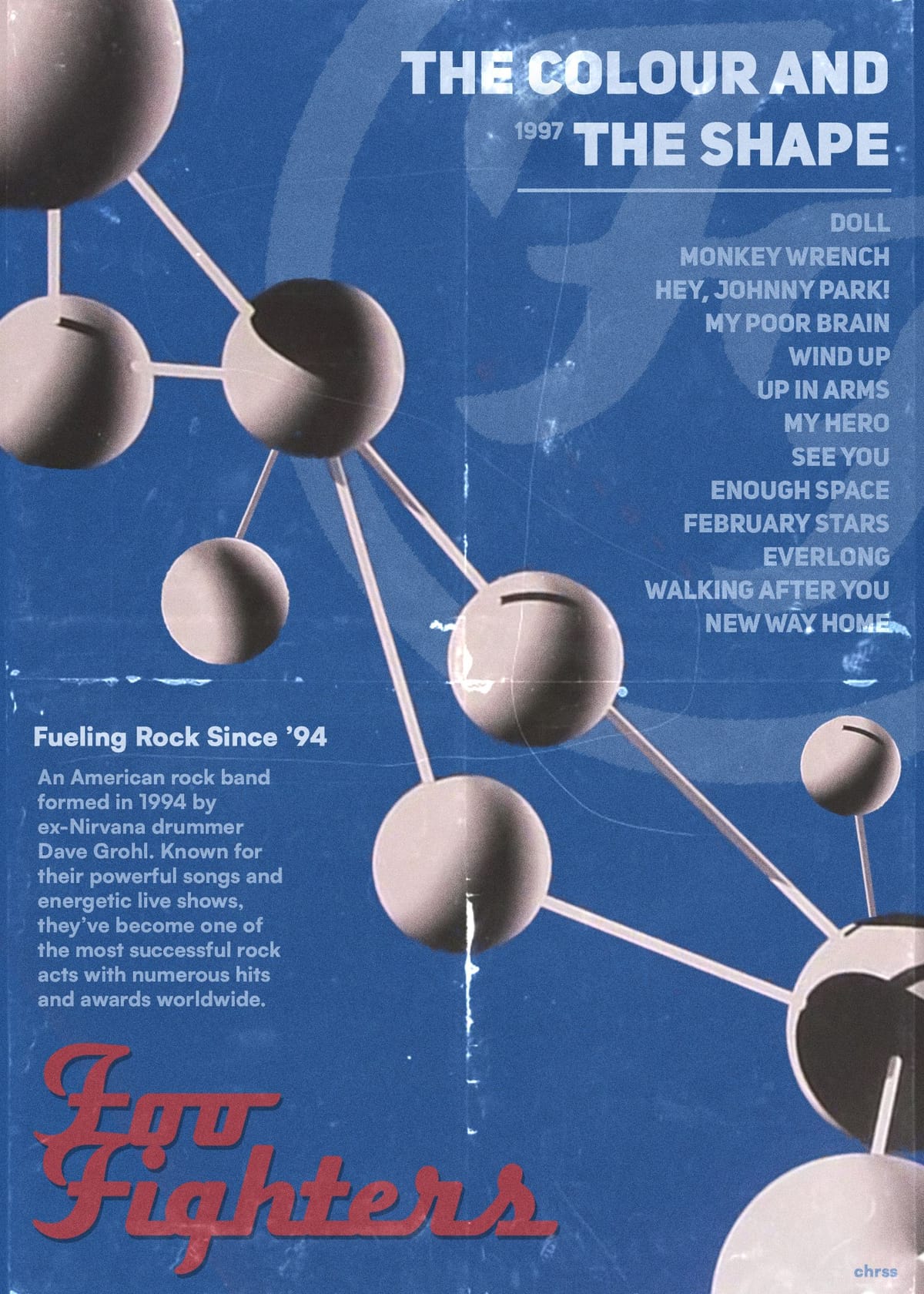 Foo fighters / The Colour and the Shape / Poster