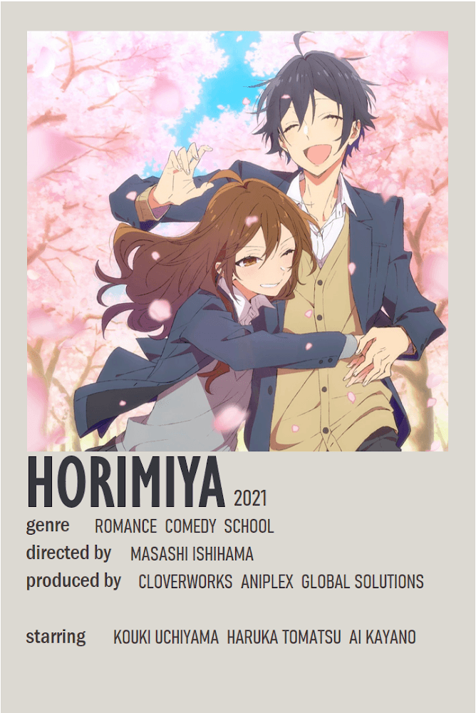 Anime minimalist poster