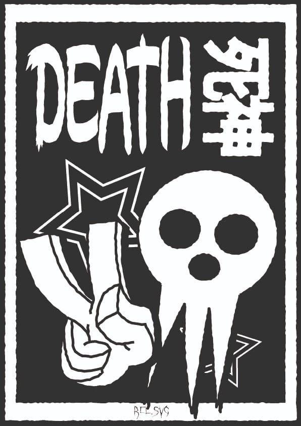 soul eater shinigami poster