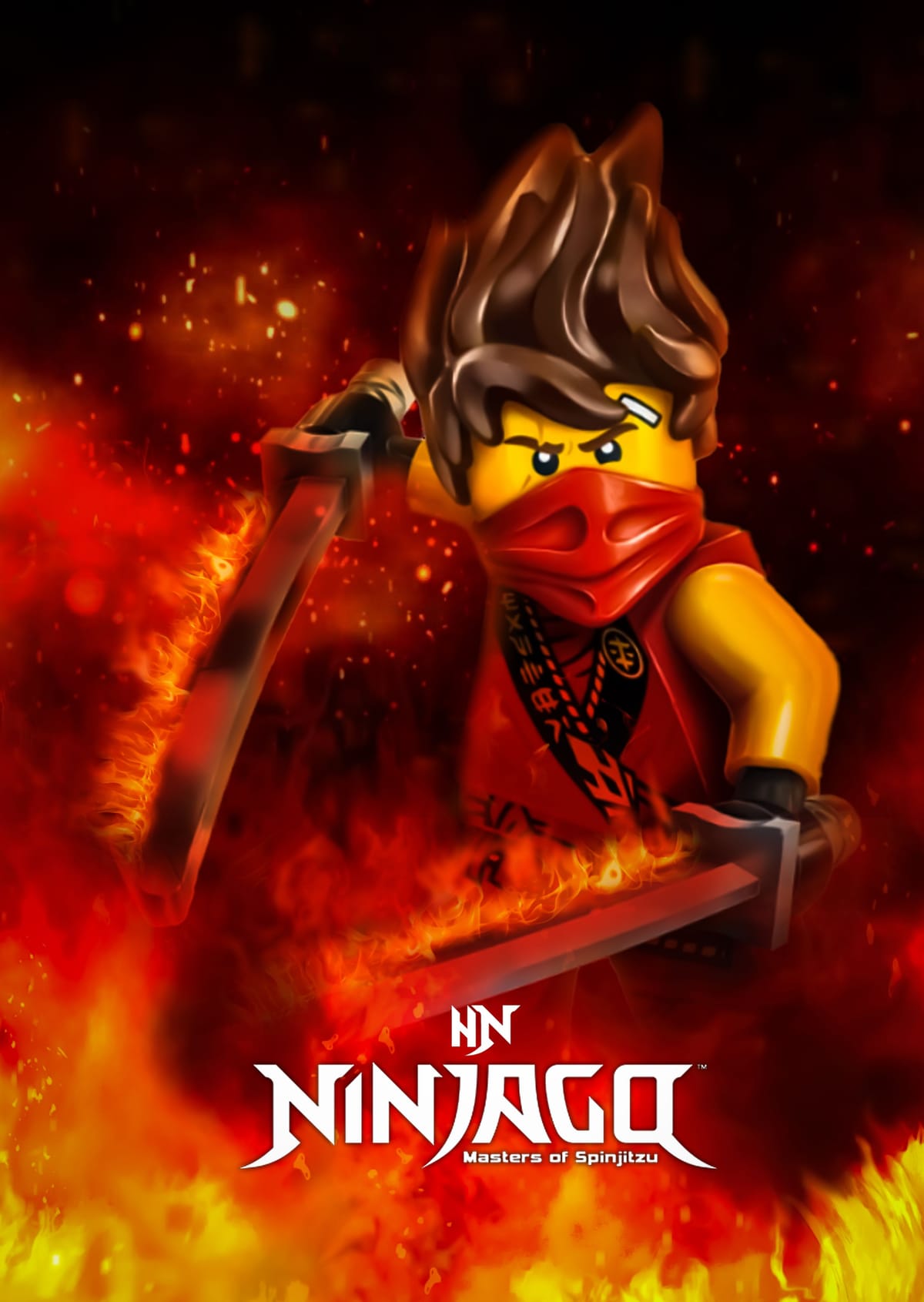 Lego Ninjago Kai Legacy Fire Poster