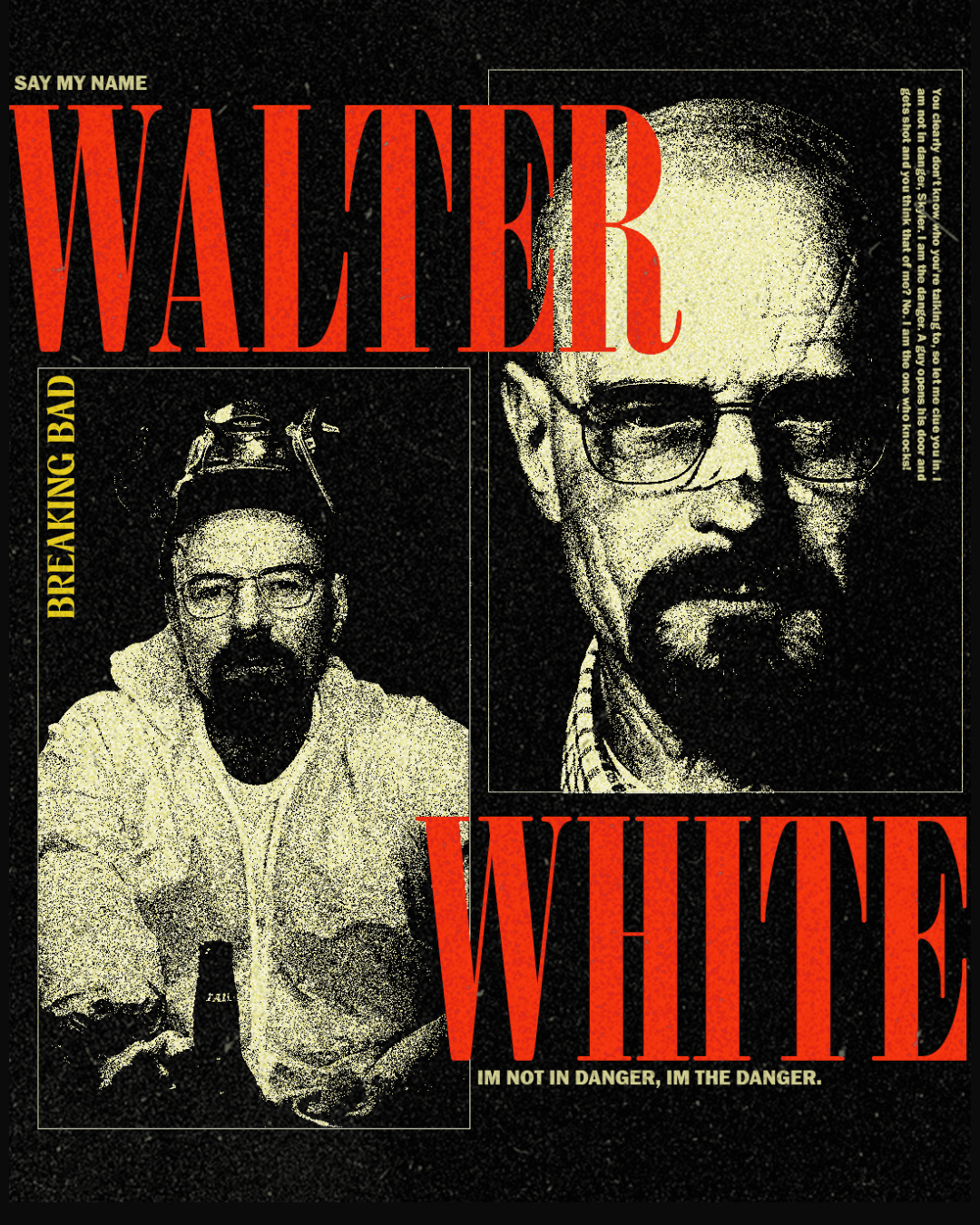 Walter White_Breaking Bad vertical poster