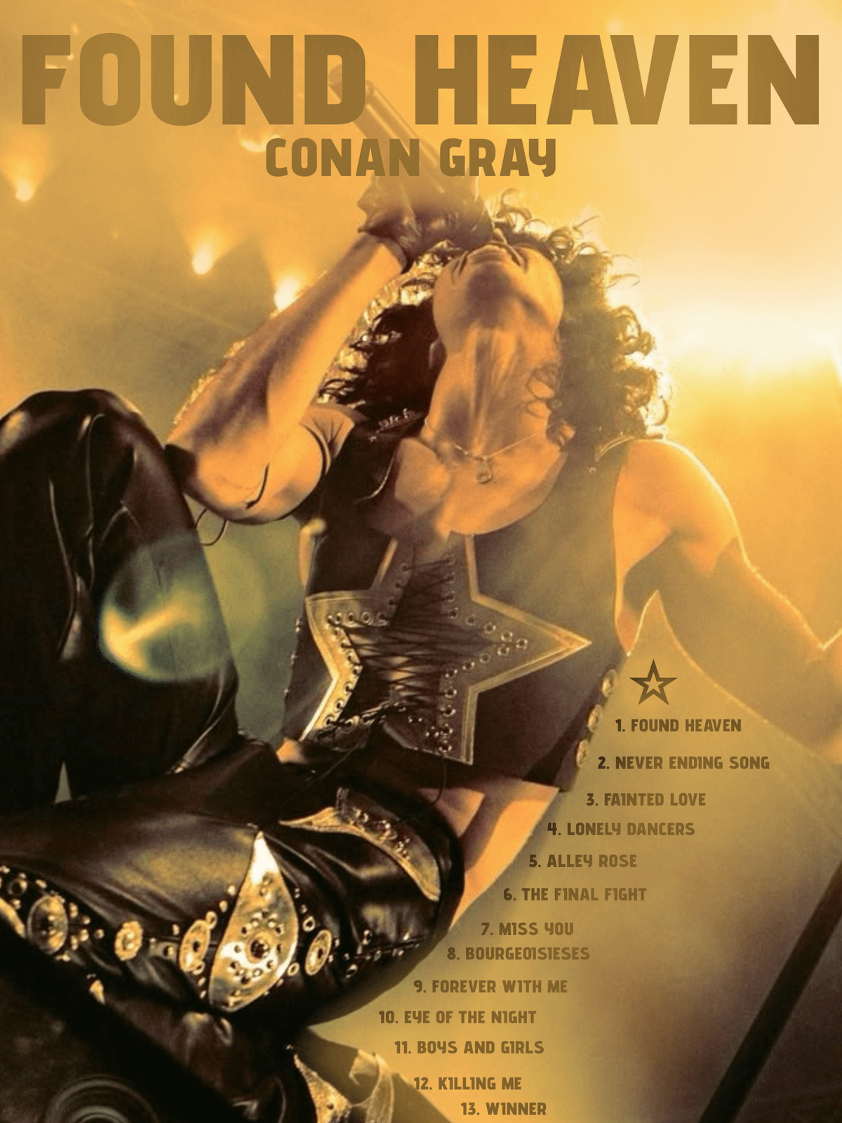 found heaven ⭐ - conan gray poster