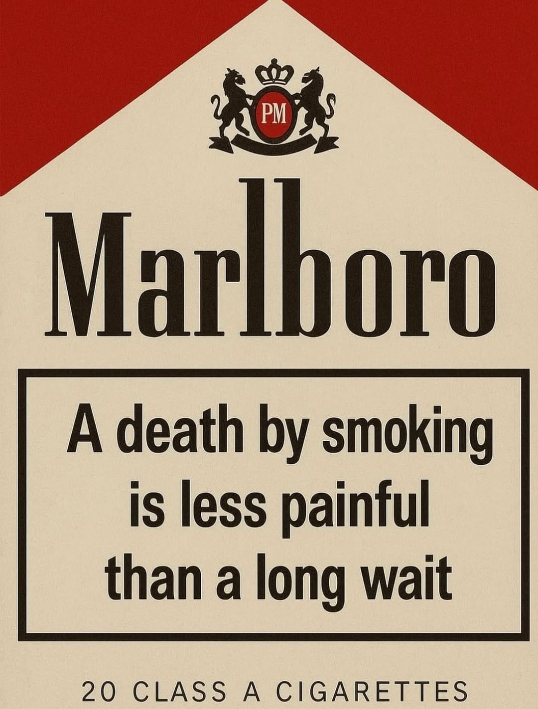 Cigarette poster