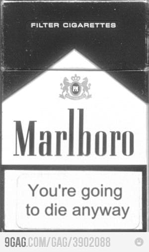 Cigarette poster
