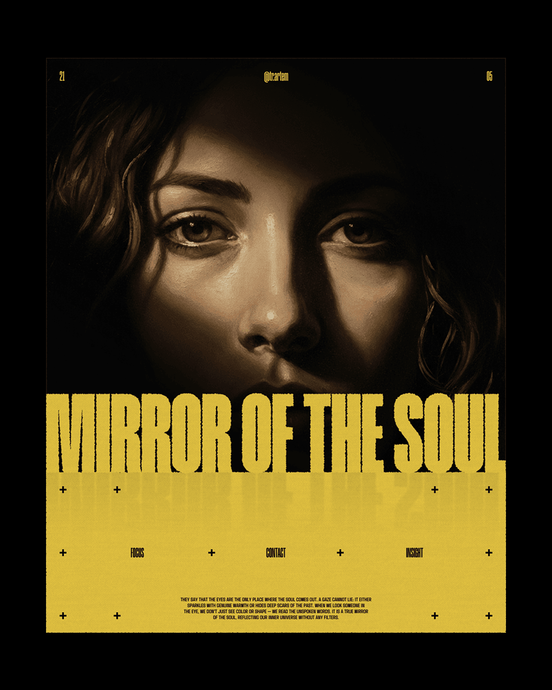Mirror of the soul – poster design