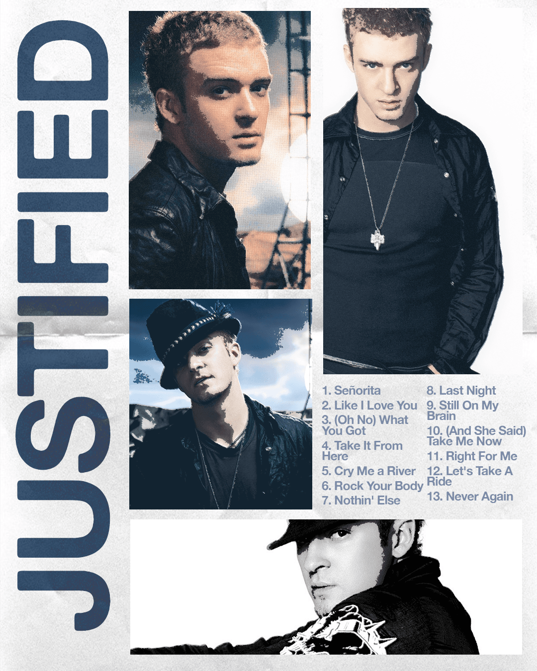 justin timberlake justified era poster