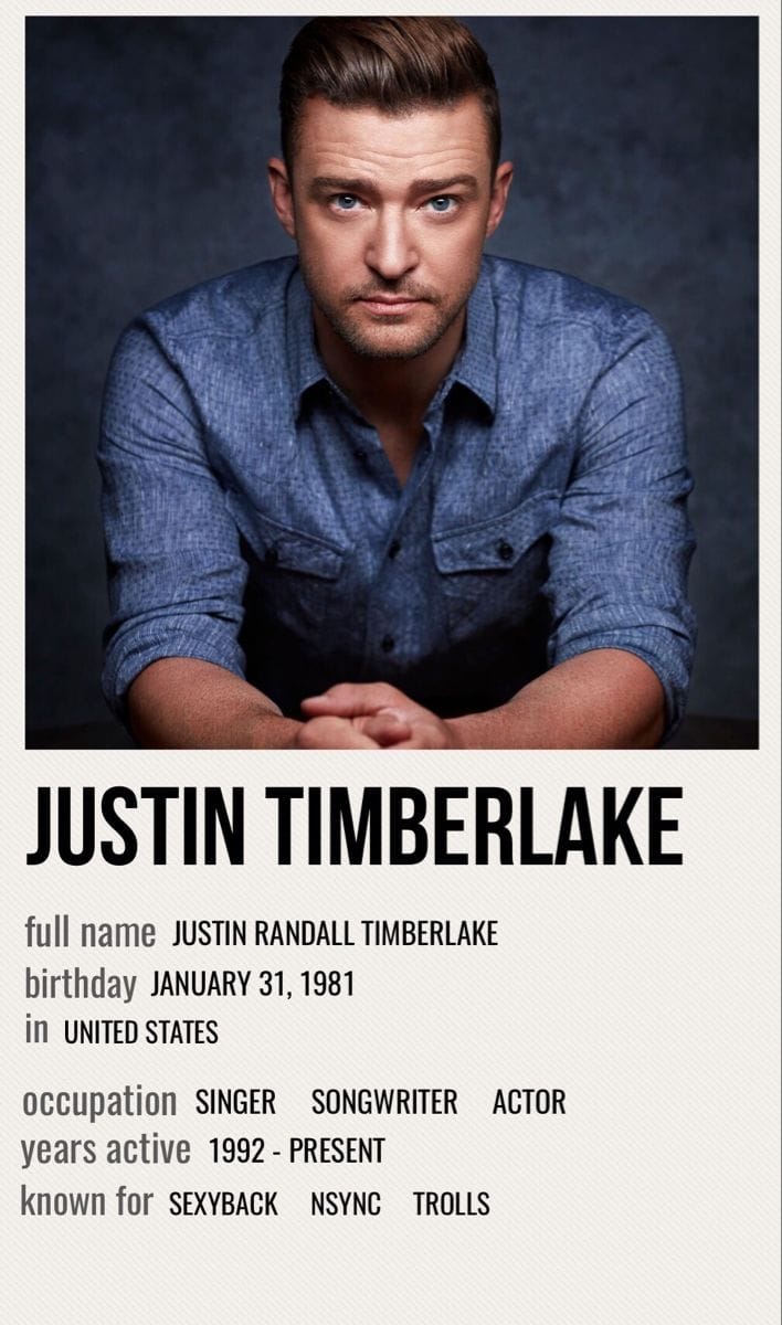 justin timberlake