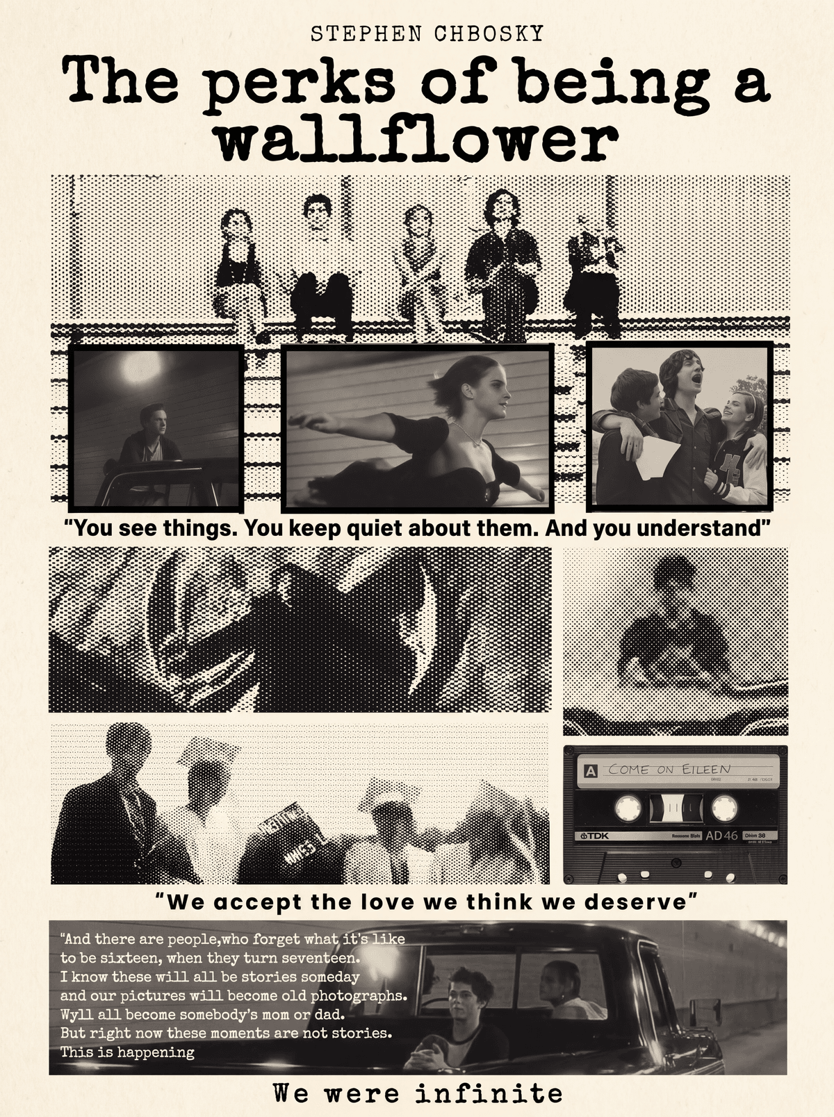 the perks of being a wallflower poster