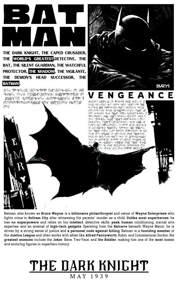 Bruce Wayne poster