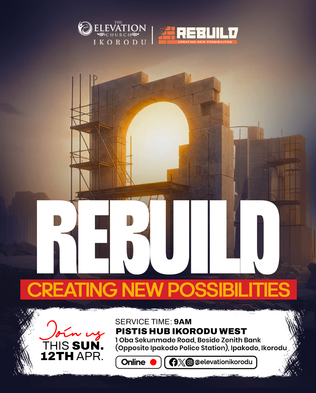 Church flyer