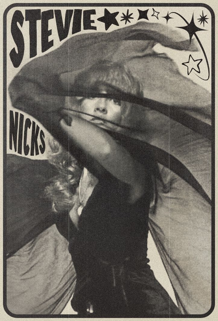 Stevie Nicks Poster 🔮 | Fleetwood Mac | Poster | Edit 🌙