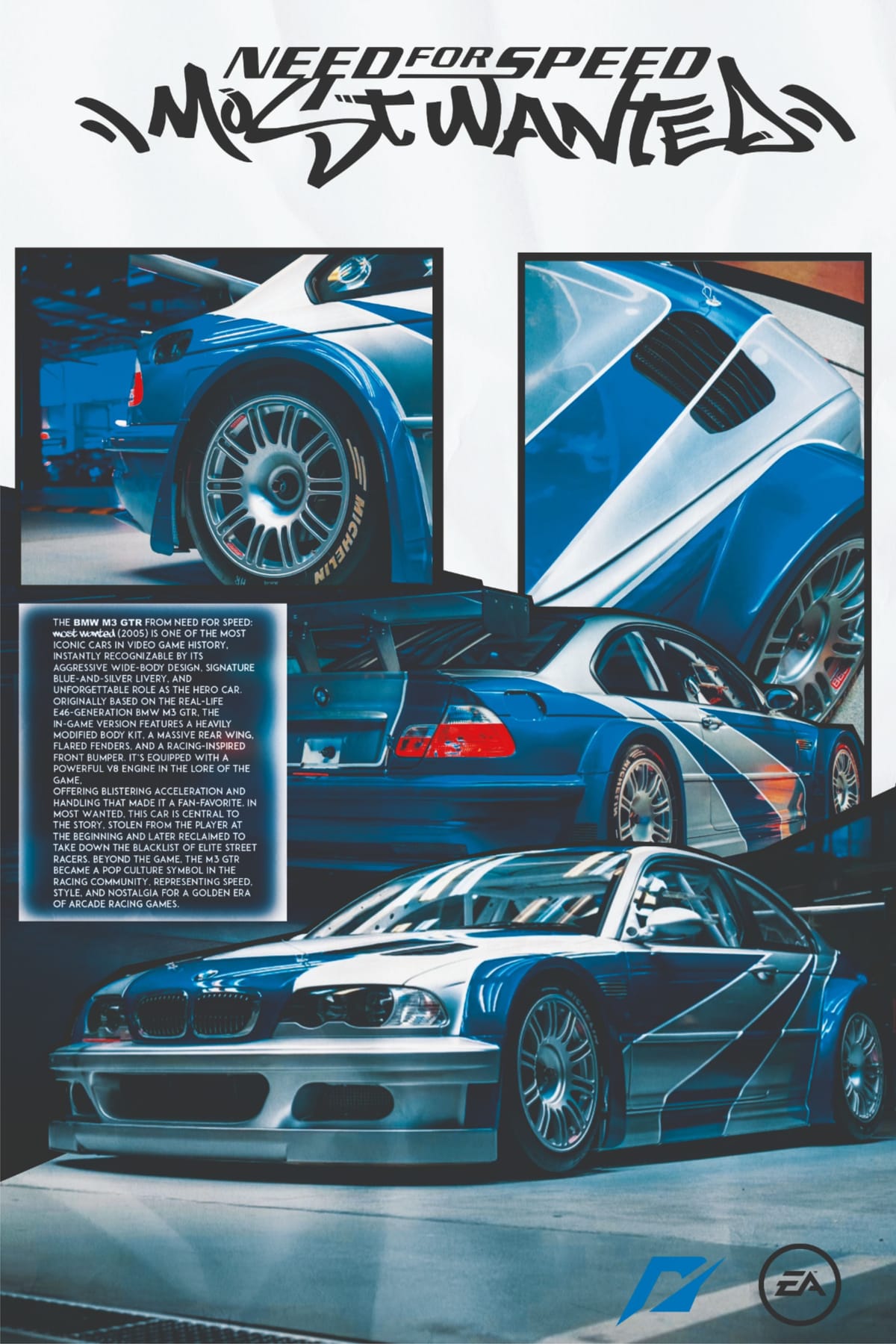 BMW M3 poster