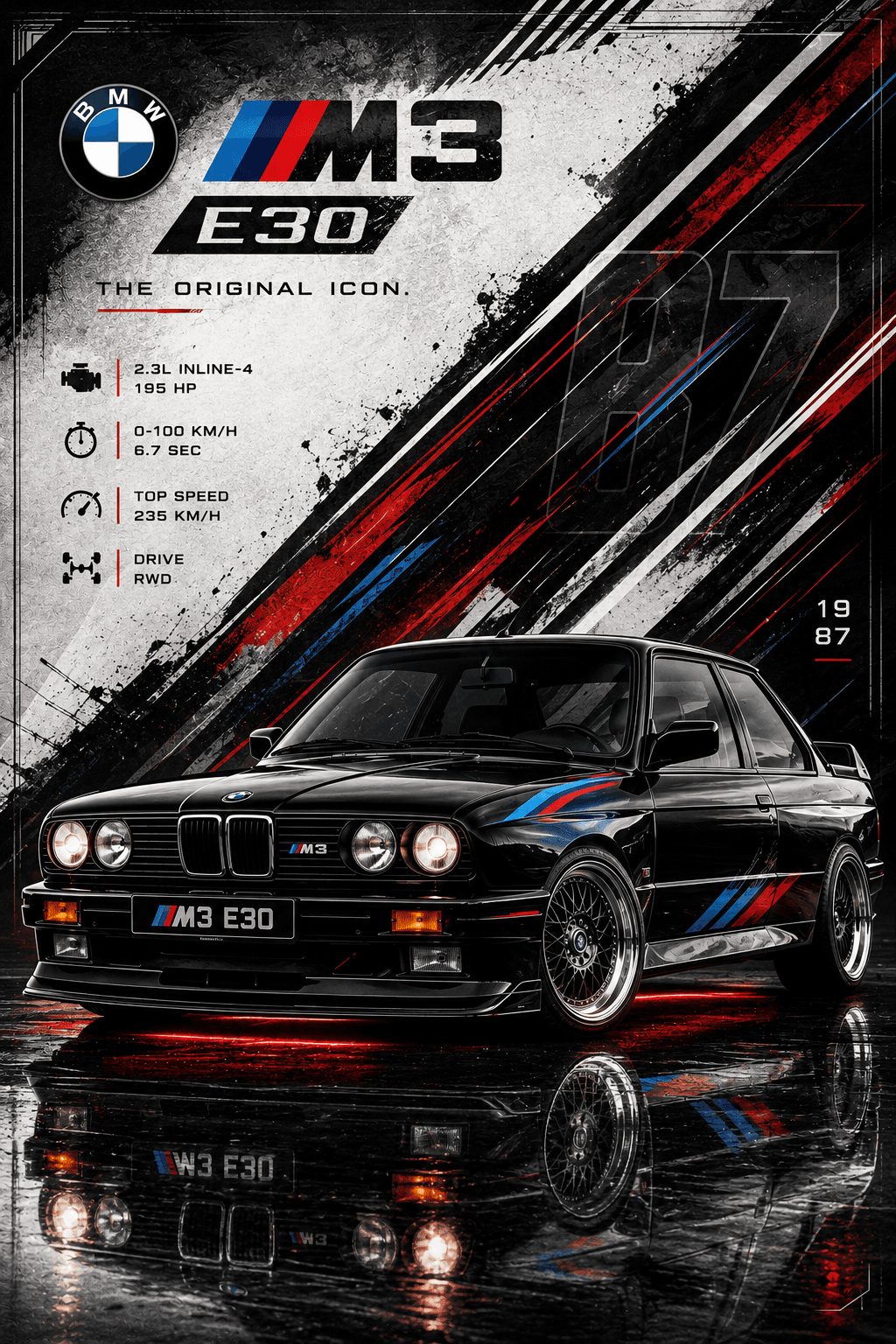 BMW M3 E30 — The Original Icon 🏁