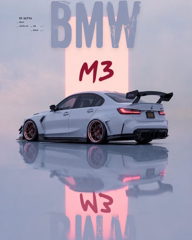 BMW M3 poster