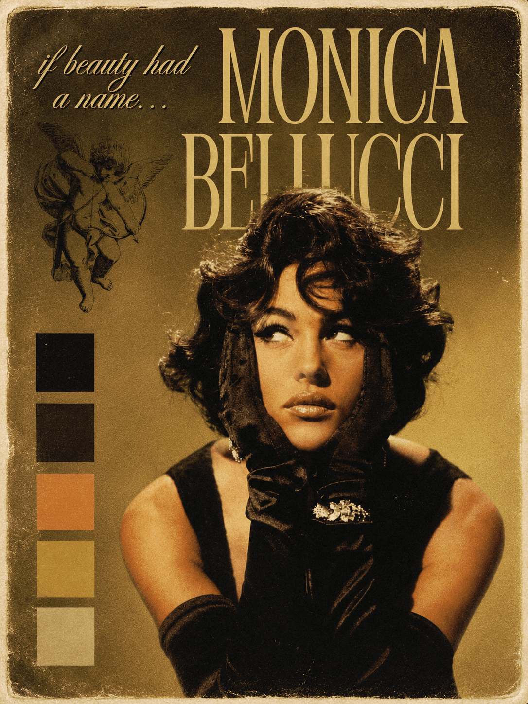 monica bellucci || green poster💋