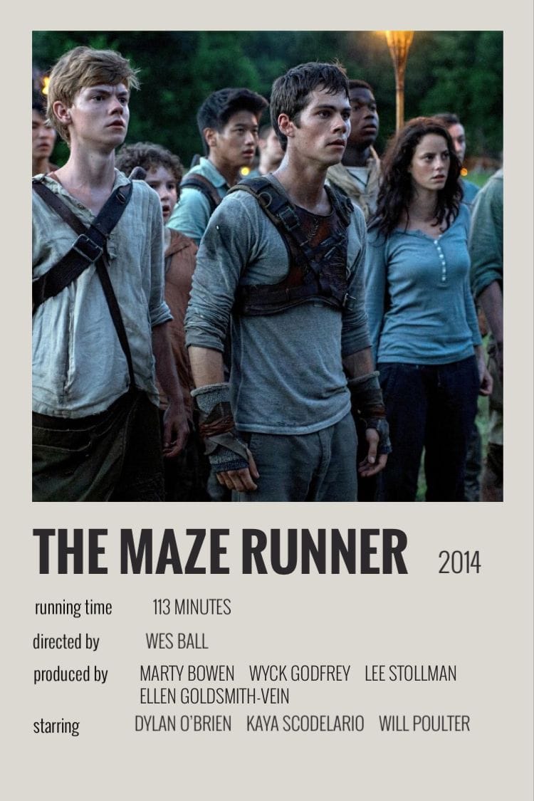 the maze runner polaroid poster