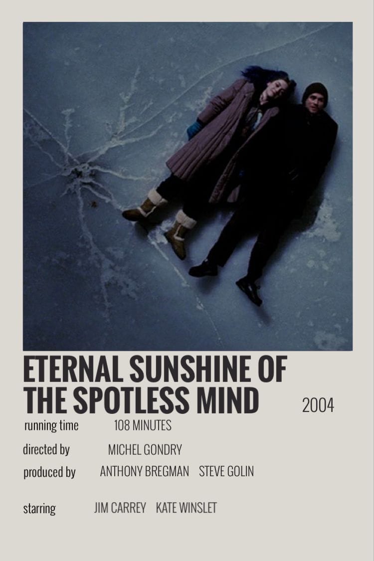 eternal sunshine of the spotless mind polaroid poster