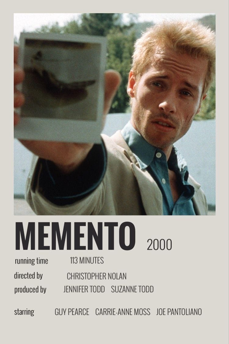 memento polaroid poster
