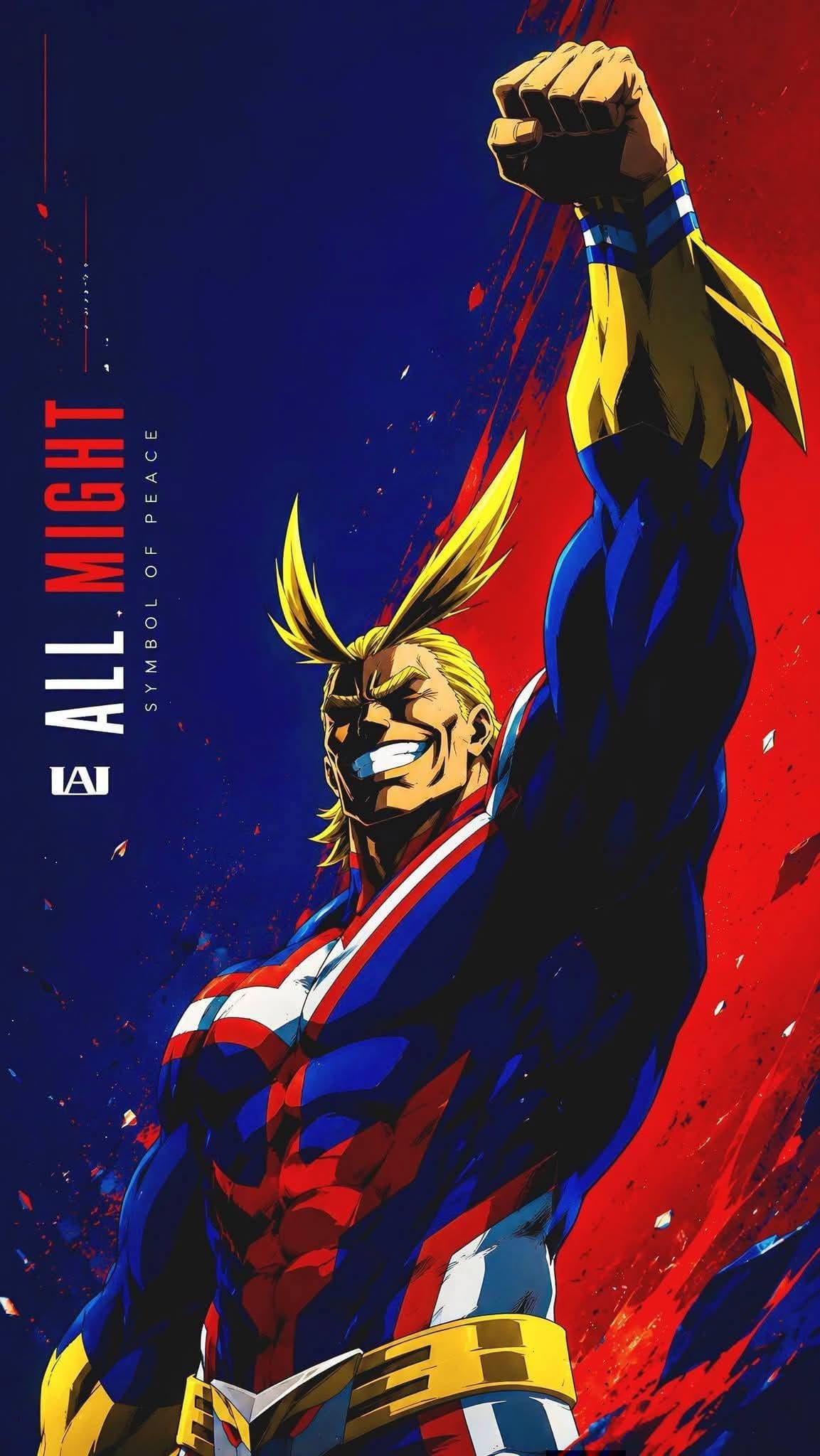 All Might poster