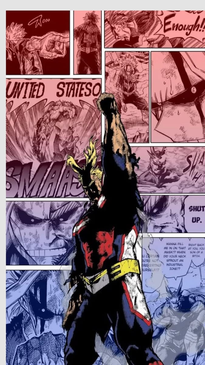 All Might poster