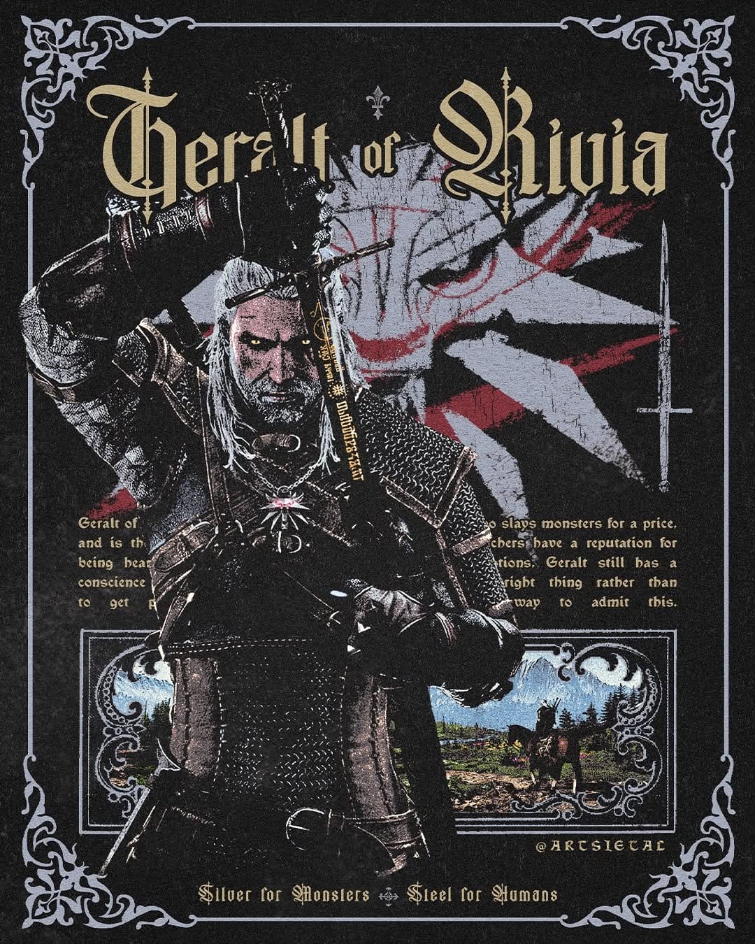 Geralt poster