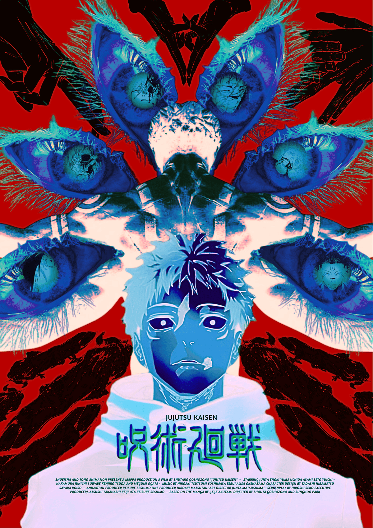 Jujutsu Kaisen Poster design