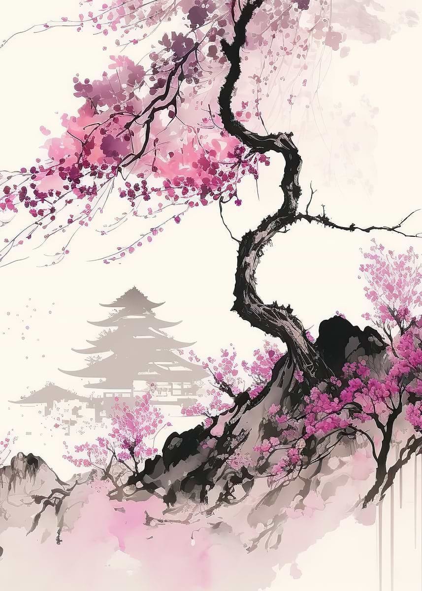 Japanese cherry blossoms