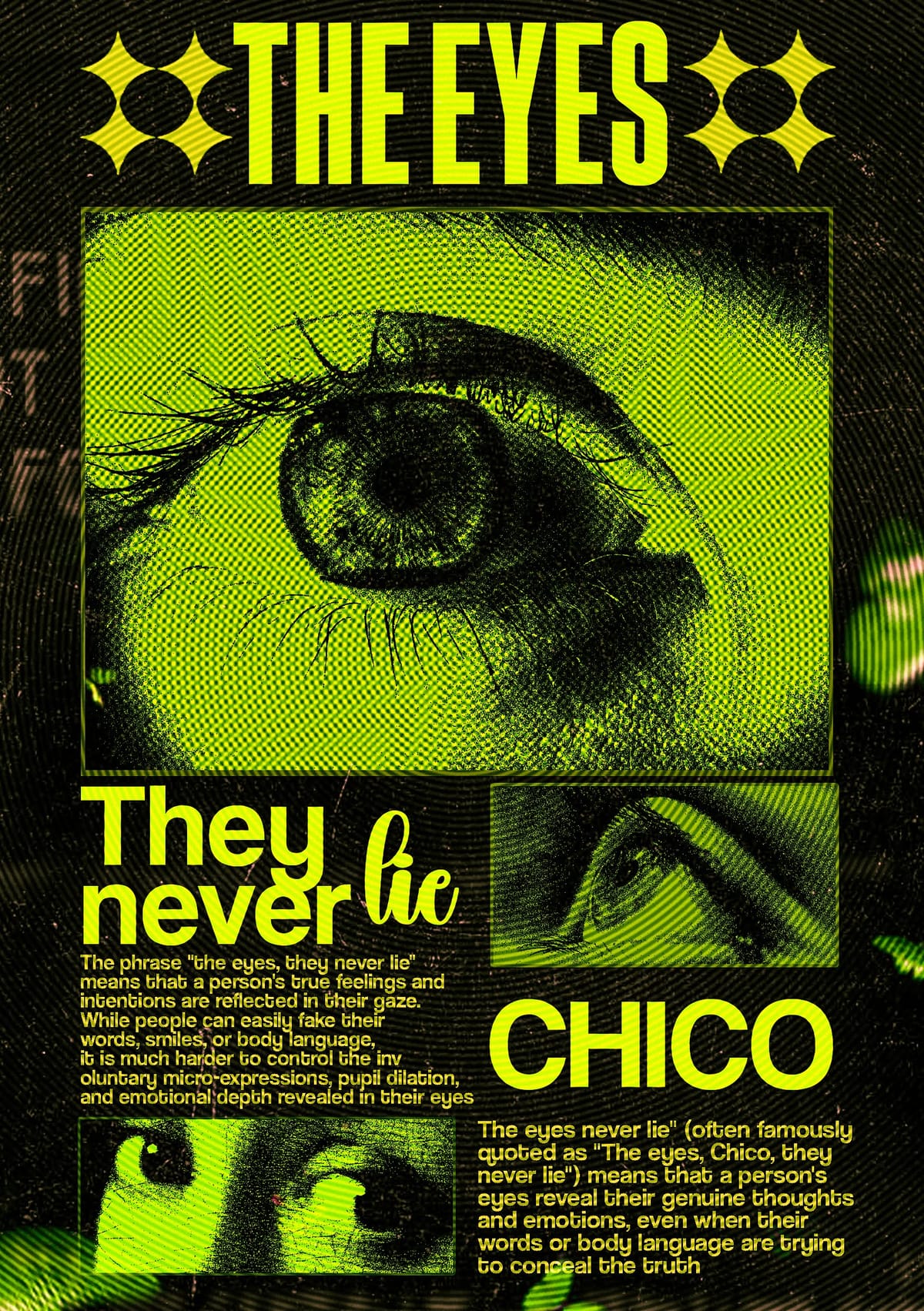 Eyes Design || Graphic Design || Eyes Poster || brutalism Design