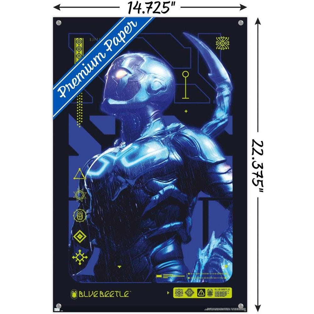 Trends International DC Comics Movie Blue Beetle - Biotech Unframed Wall Poster Prints