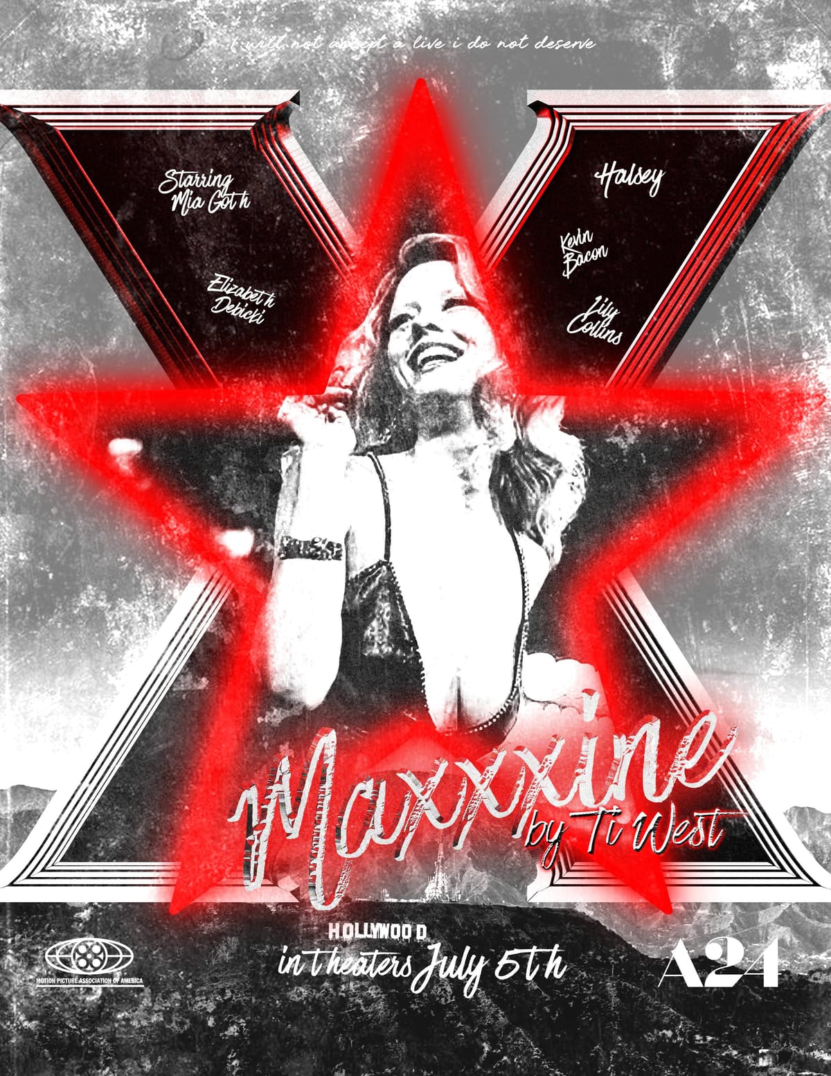MAXXXINE movie poster by AlekszMakes