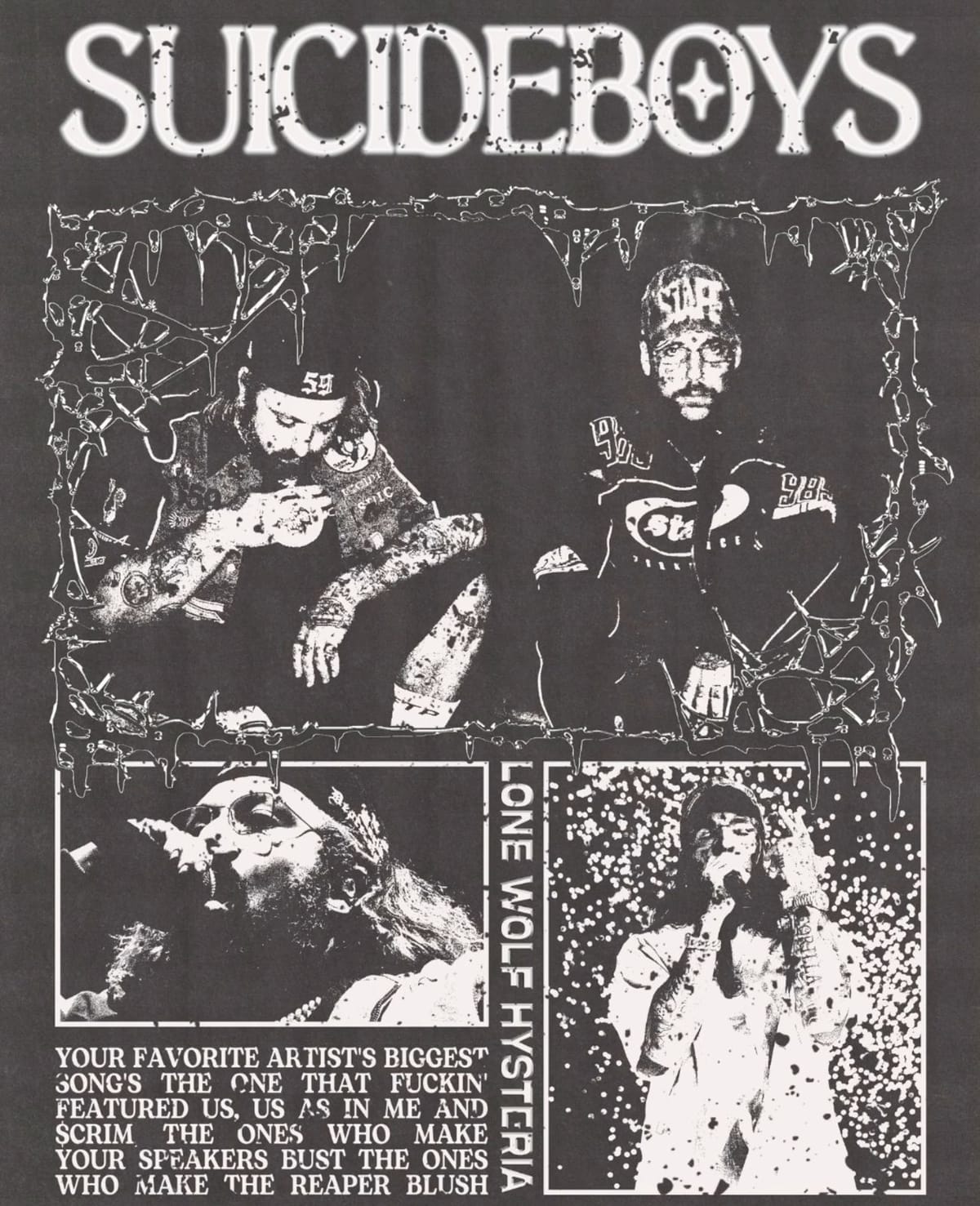 Lone wolf hysteria poster