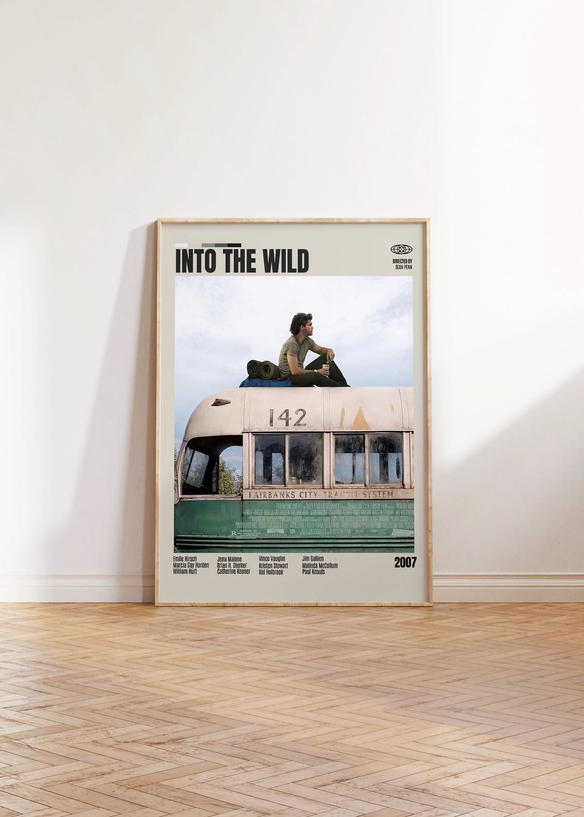 Into the Wild Movie Poster, Printable Wall Art, Adventure Drama Film Print, Nature Inspired Cinema Poster, Minimalist Decor