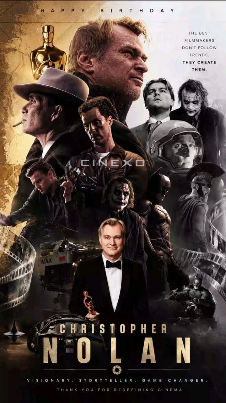 Happy Birthday sir Christopher Nolan