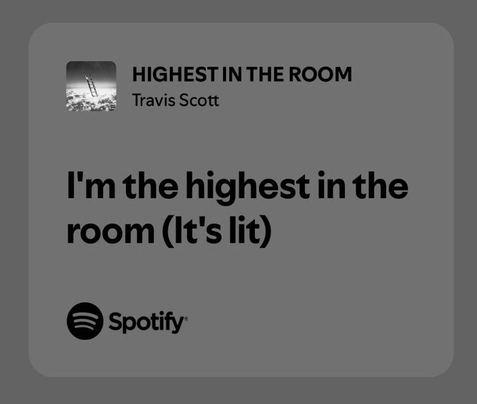 Highest in the Room poster