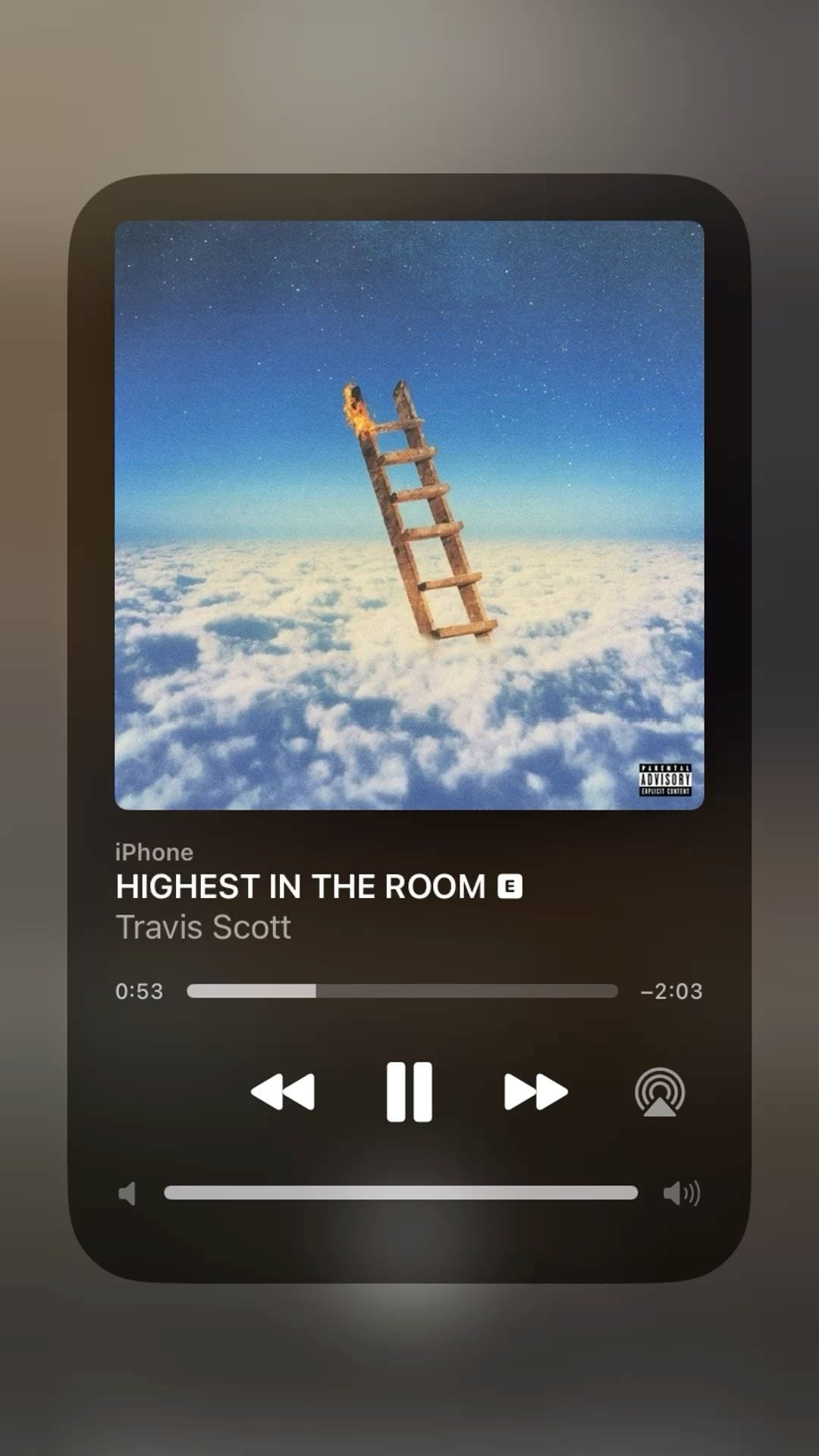 Travis scott highest in the room